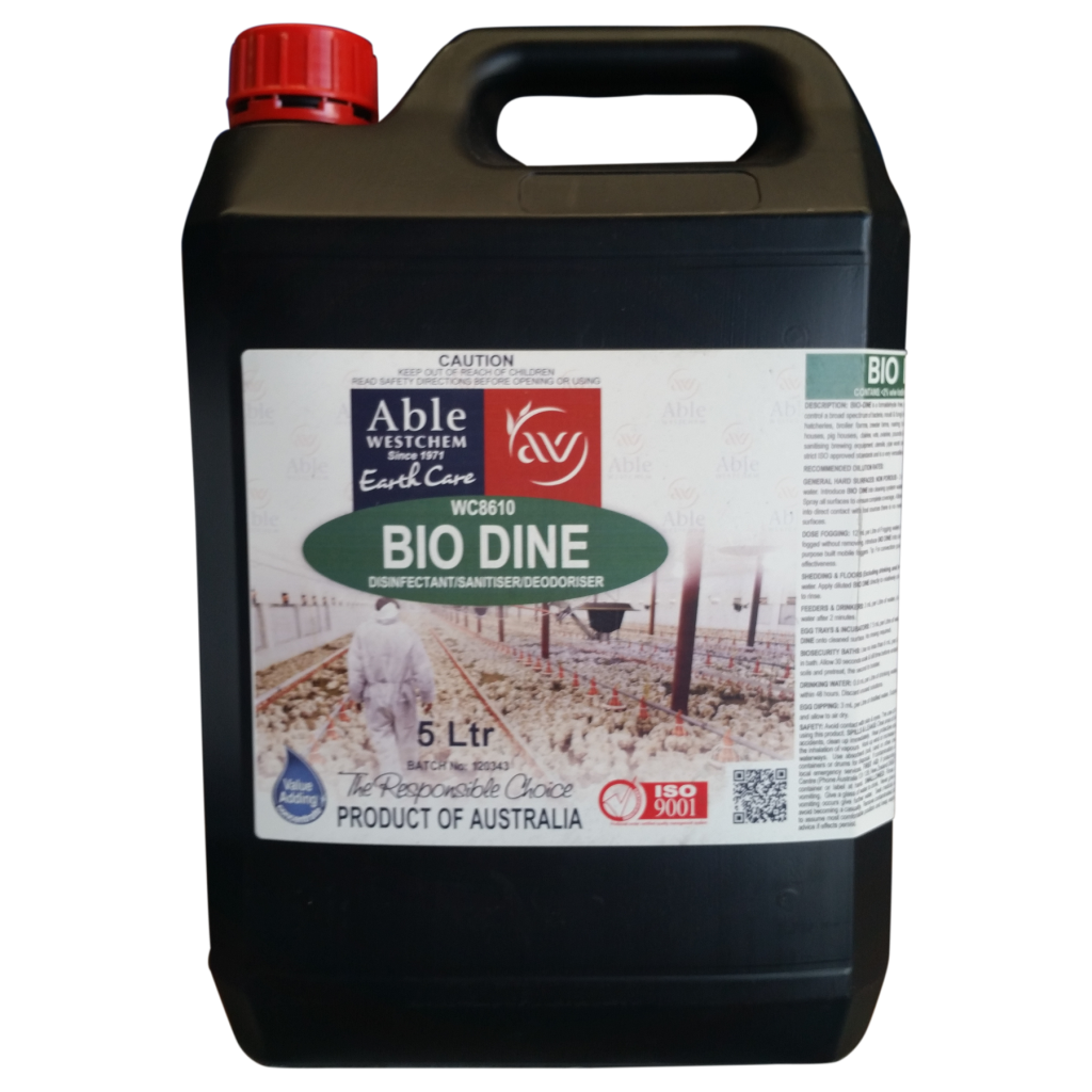 Bio Dine Iodine Disinfectant Able Westchem