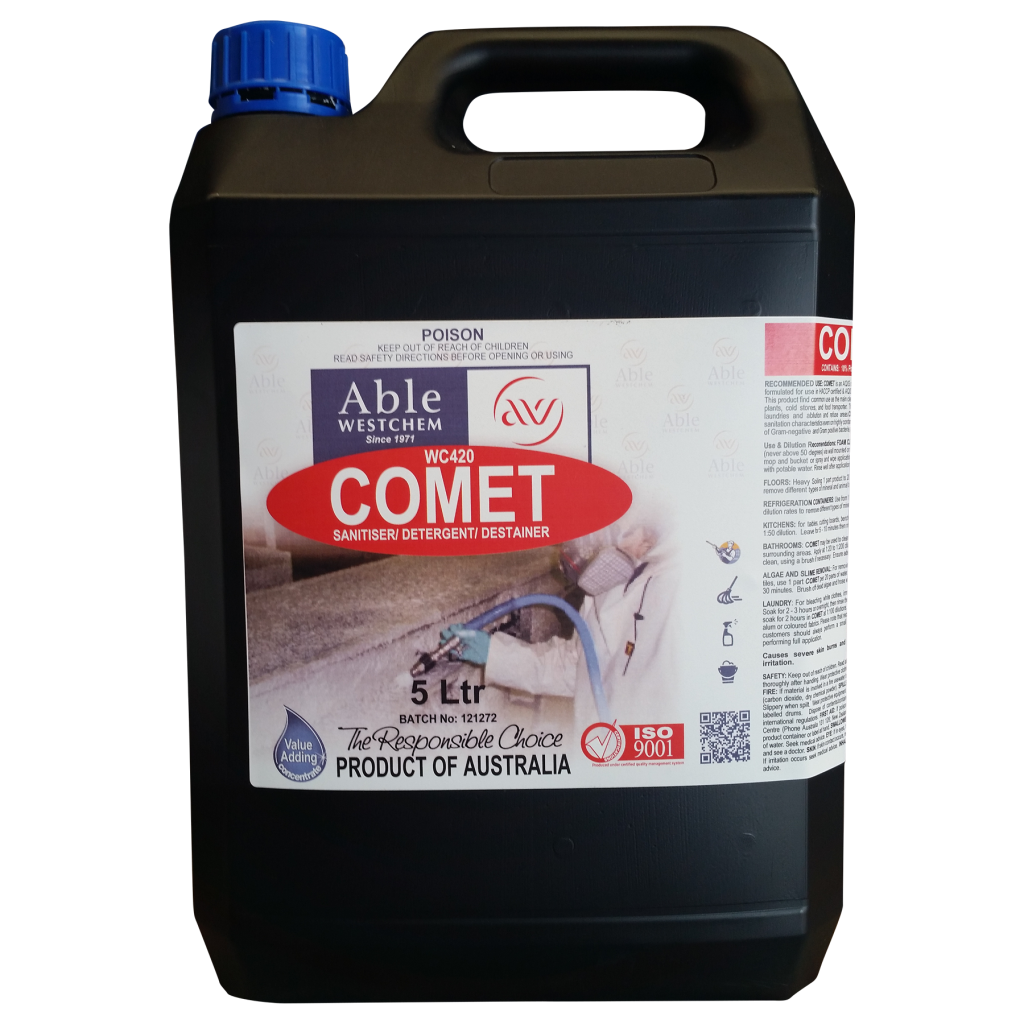Comet Foaming Cleaner Sanitiser Able Westchem