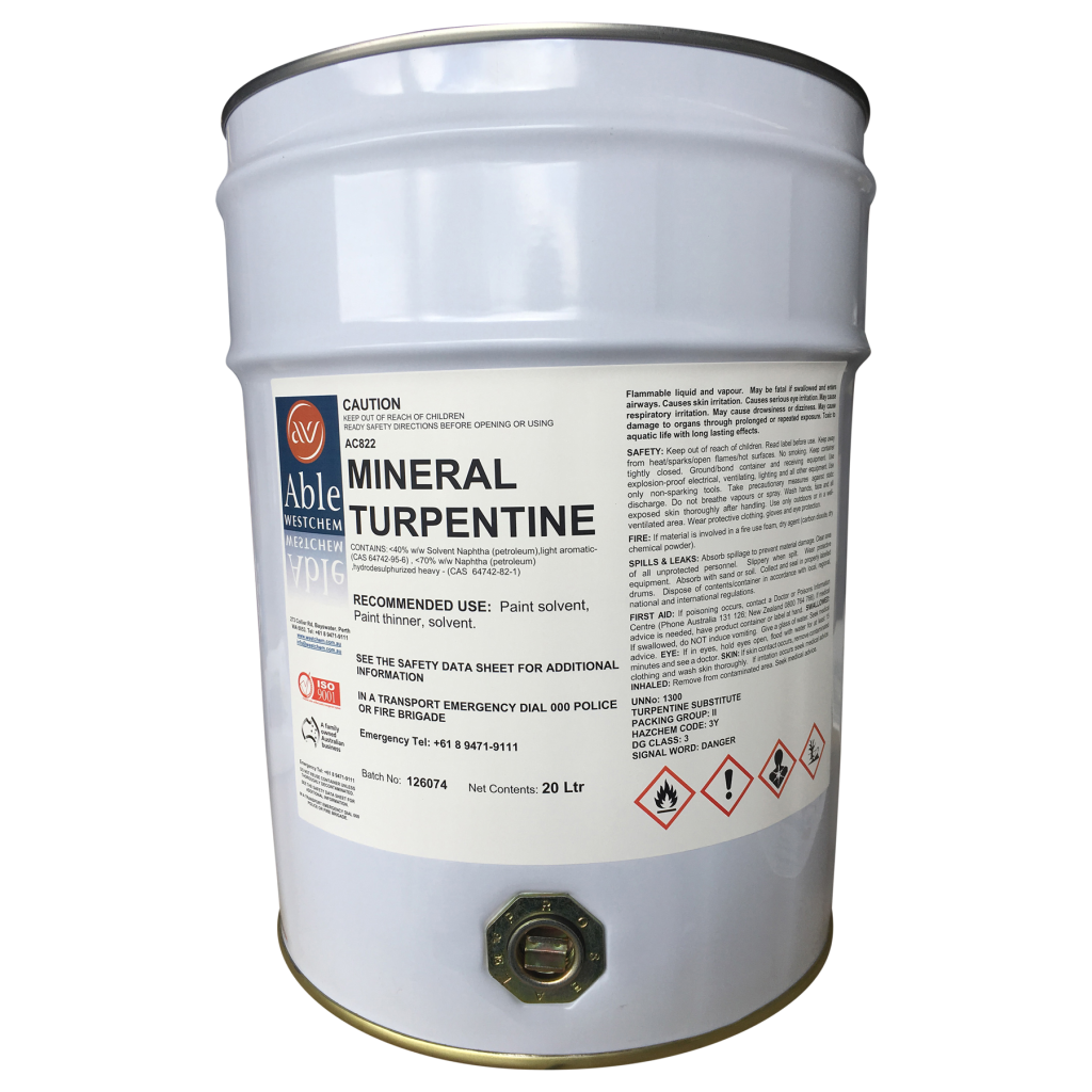 Mineral Turpentine / White Spirits - Able Westchem
