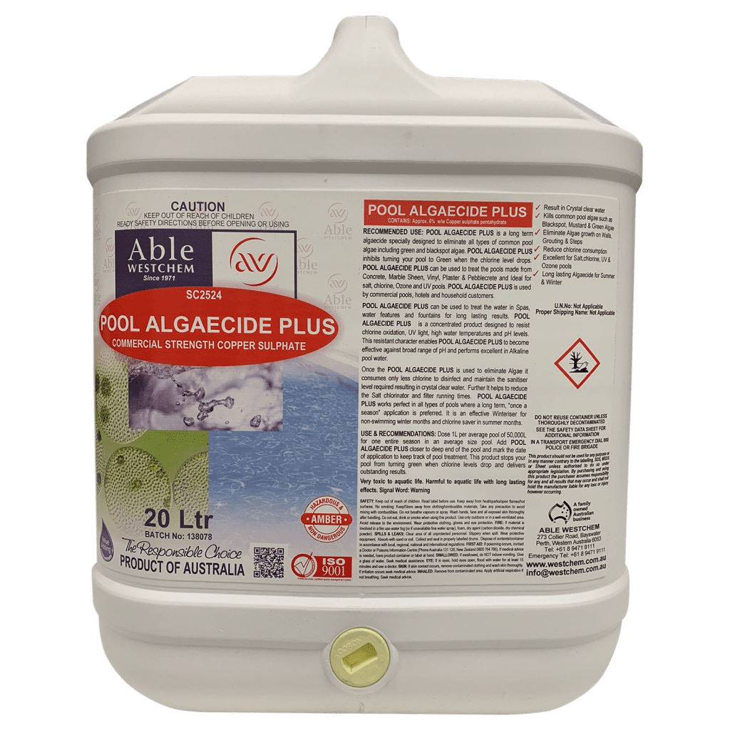 Pool Algaecide Plus Pool Chemicals Westchem