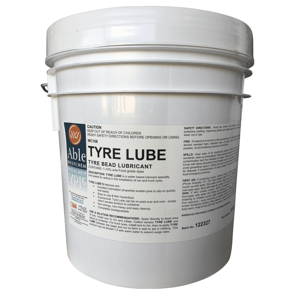 Tyre Lube Mounting Concentrate Efficient Tyre Mounting Westchem